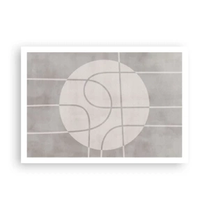 Affisch - Cirkulärt och rakt fram - 100x70 cm