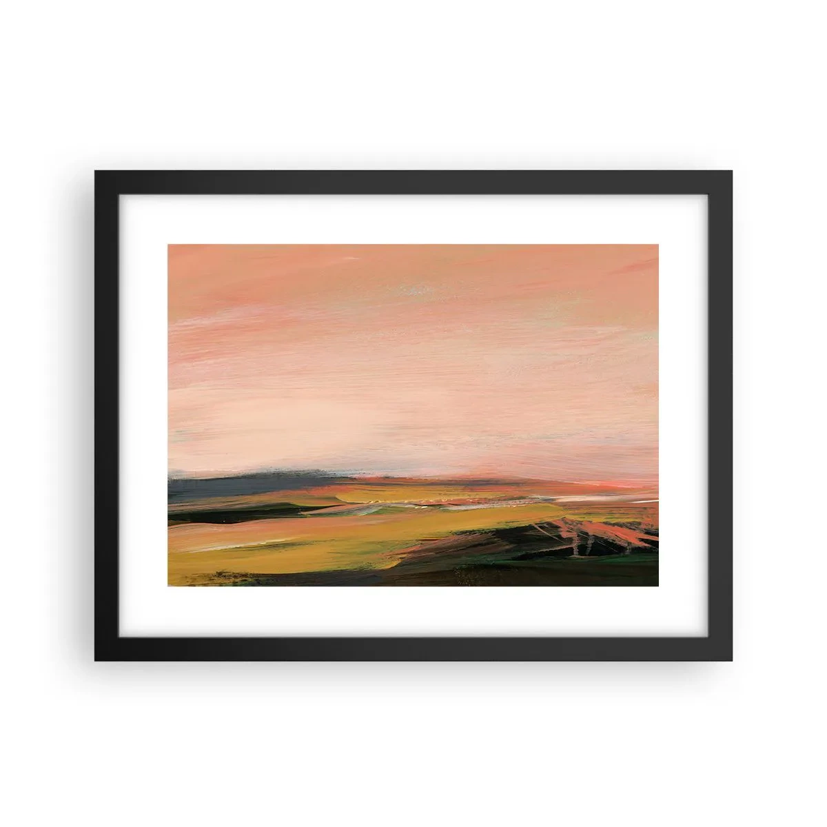 Affisch i svart ram - I rosa - 40x30 cm