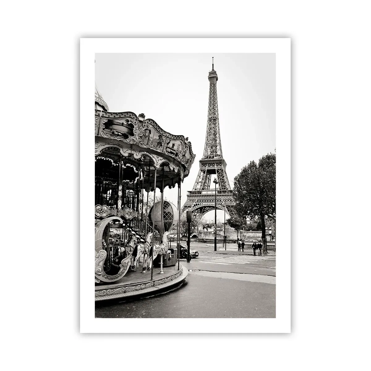 Affisch - Nöje endast i Paris - 50x70 cm