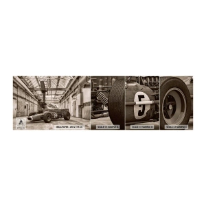 Fototapet Prov Standard Eco - Segrarens vila - Formel 1, Retro, Bil - 100x30 cm