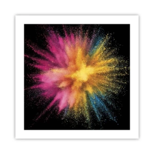 Affisch - Färgerna föds  - 50x50 cm