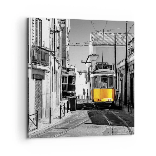 Canvastavla - Bild på duk - Lissabons anda - 60x60 cm