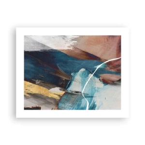 Affisch - Med styrka och energi - 50x40 cm