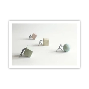 Affisch - Livet leker - 91x61 cm