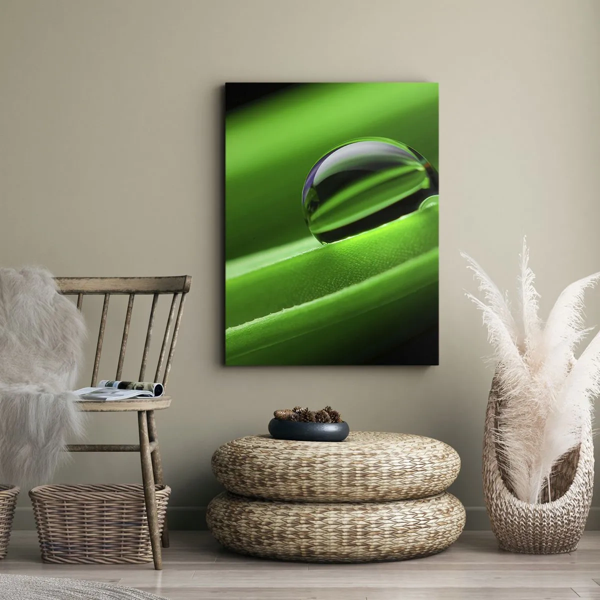 Canvastavla - Bild på duk - Livet på nära håll - 50x70 cm