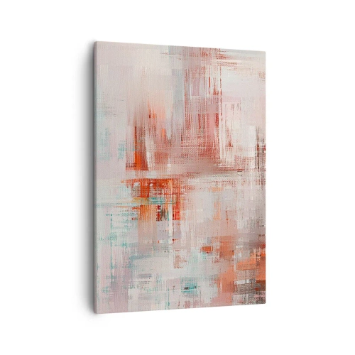 Canvastavla - Bild på duk - Dimmigt. Rosa - 50x70 cm