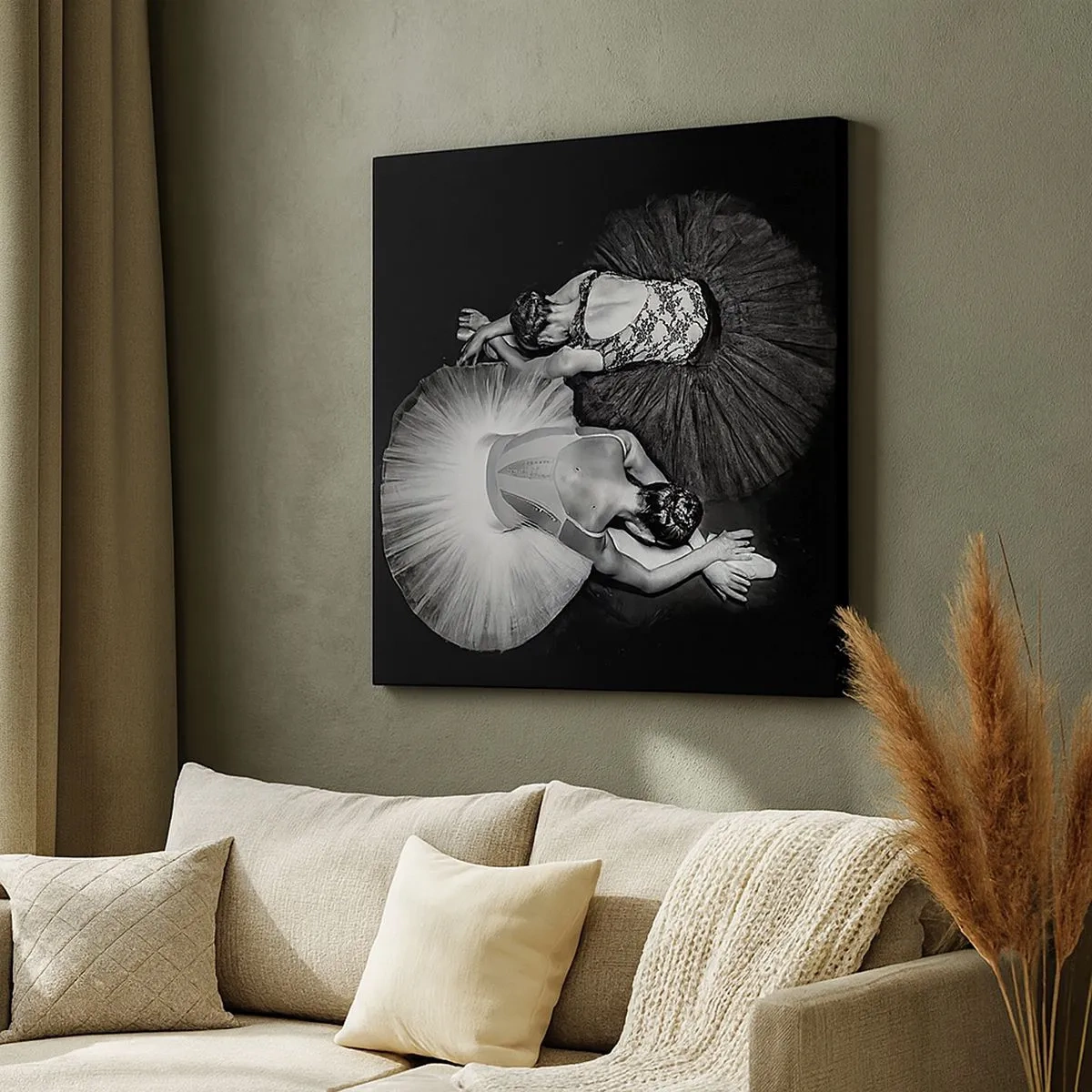 Canvastavla - Bild på duk - Jin och jang – den perfekta balansen - 30x30 cm