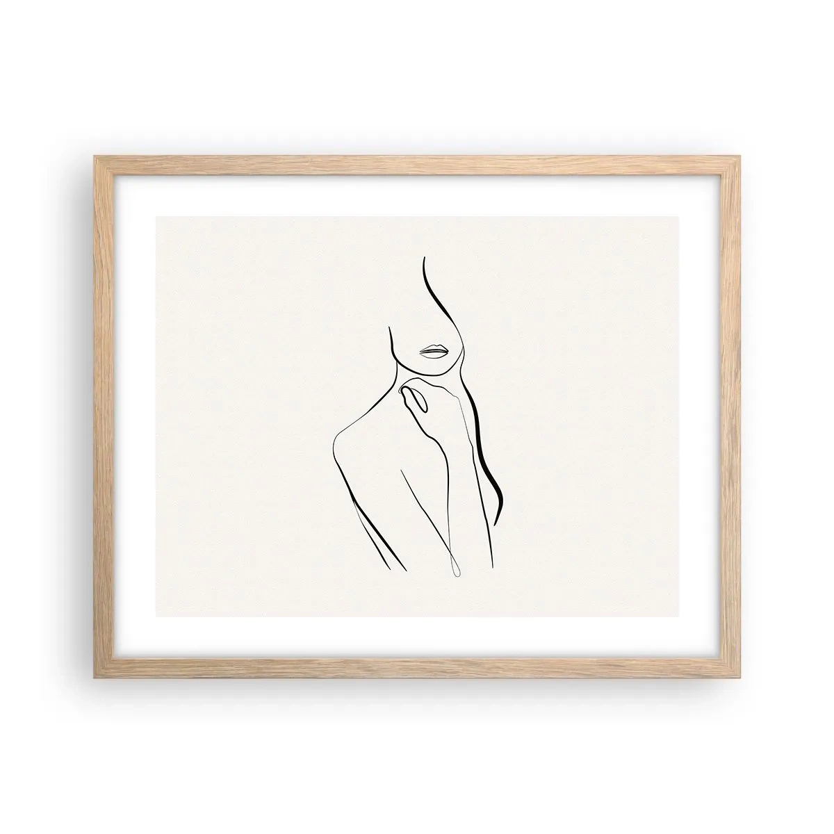 Affisch i ram av ljusek - Melankolins våg - 50x40 cm