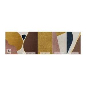 Provbit av fototapet Premium Canvas - Abstraktion - en plats i rymden - Abstraktion, Minimalism, Former - 100x30 cm