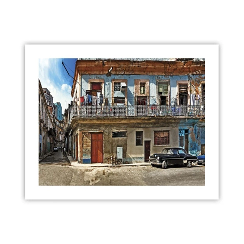 Affisch - Havana stämning - 50x40 cm