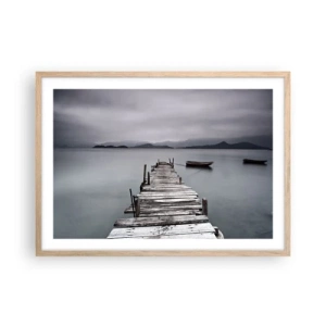 Affisch i ram av ljusek - Imorgon kan du ge dig iväg - 70x50 cm