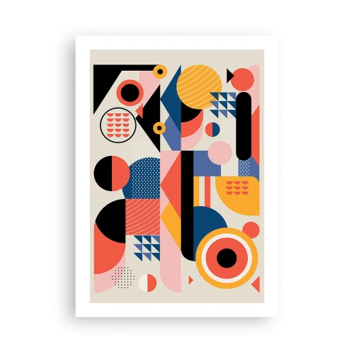 Affisch - Komposition: Lek - 50x70 cm