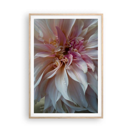 Affisch i ram av ljusek - Blommande friskhet - 70x100 cm