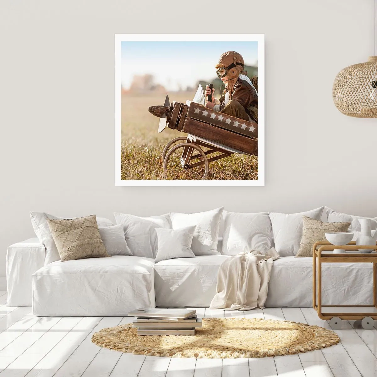 Affisch - Stort mot drömmarna - 40x40 cm