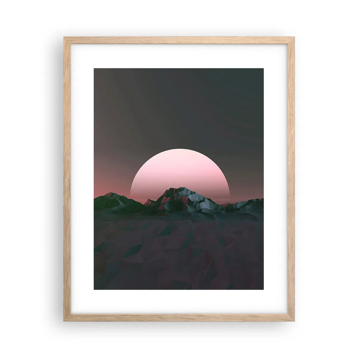 Affisch i ram av ljusek - I den granliggande galaxen - 40x50 cm
