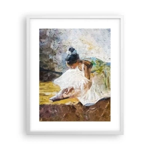 Affisch i vit ram - Från Degas tavla - 40x50 cm