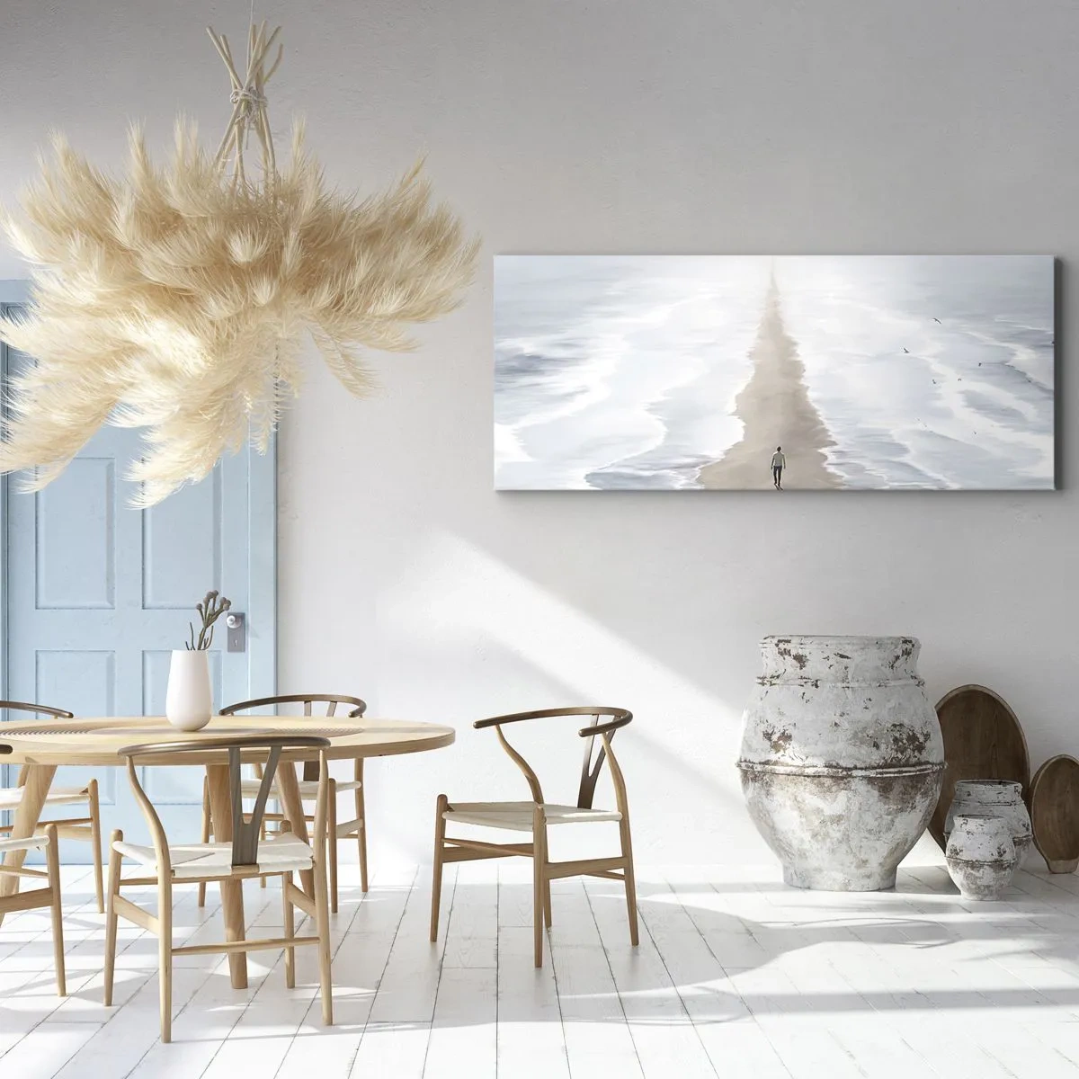 Canvastavla - Bild på duk - Ljus framtid - 100x40 cm