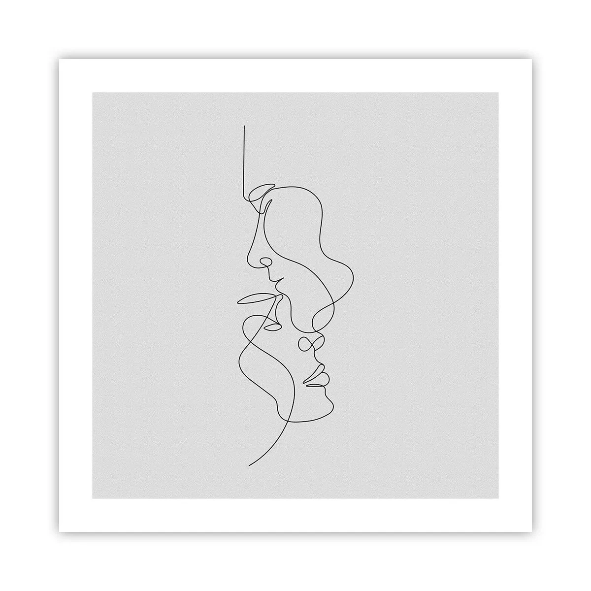 Affisch - Sentimentala lustens glöd - 50x50 cm