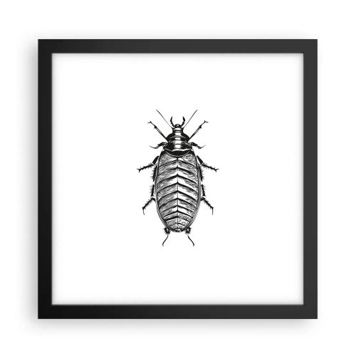 Affisch i svart ram - Vilket exemplar! - 30x30 cm