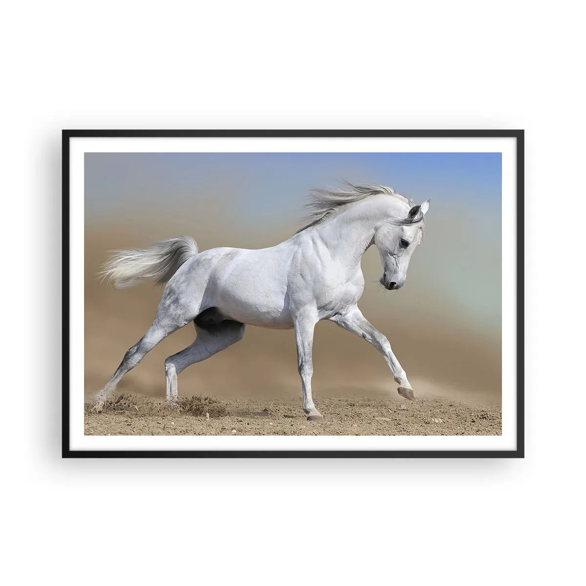Affisch i svart ram - Den vackraste arabiska sagan - 100x70 cm