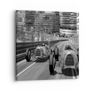 Canvastavla - Bild på duk - För länge sedan i Monte Carlo - 30x30 cm