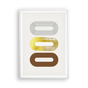 Affisch i vit ram - Ooo! - 70x100 cm