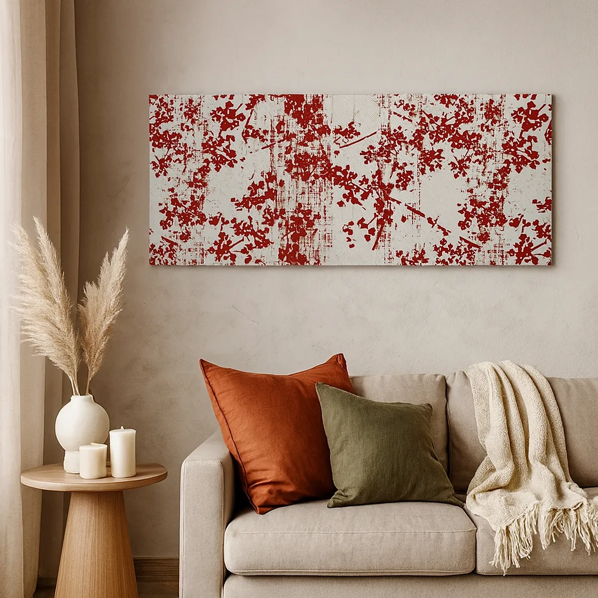 Canvastavla - Bild på duk - Som en gammal percale - 30x30 cm