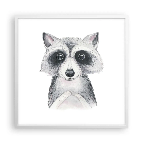 Affisch i vit ram - En stund för känslor - 60x60 cm