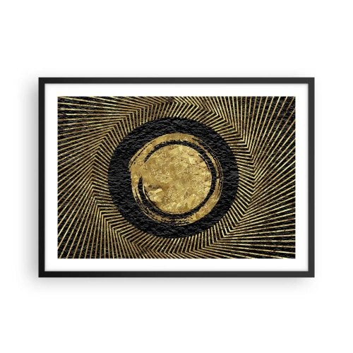 Affisch i svart ram - Glamourös komposition - 70x50 cm