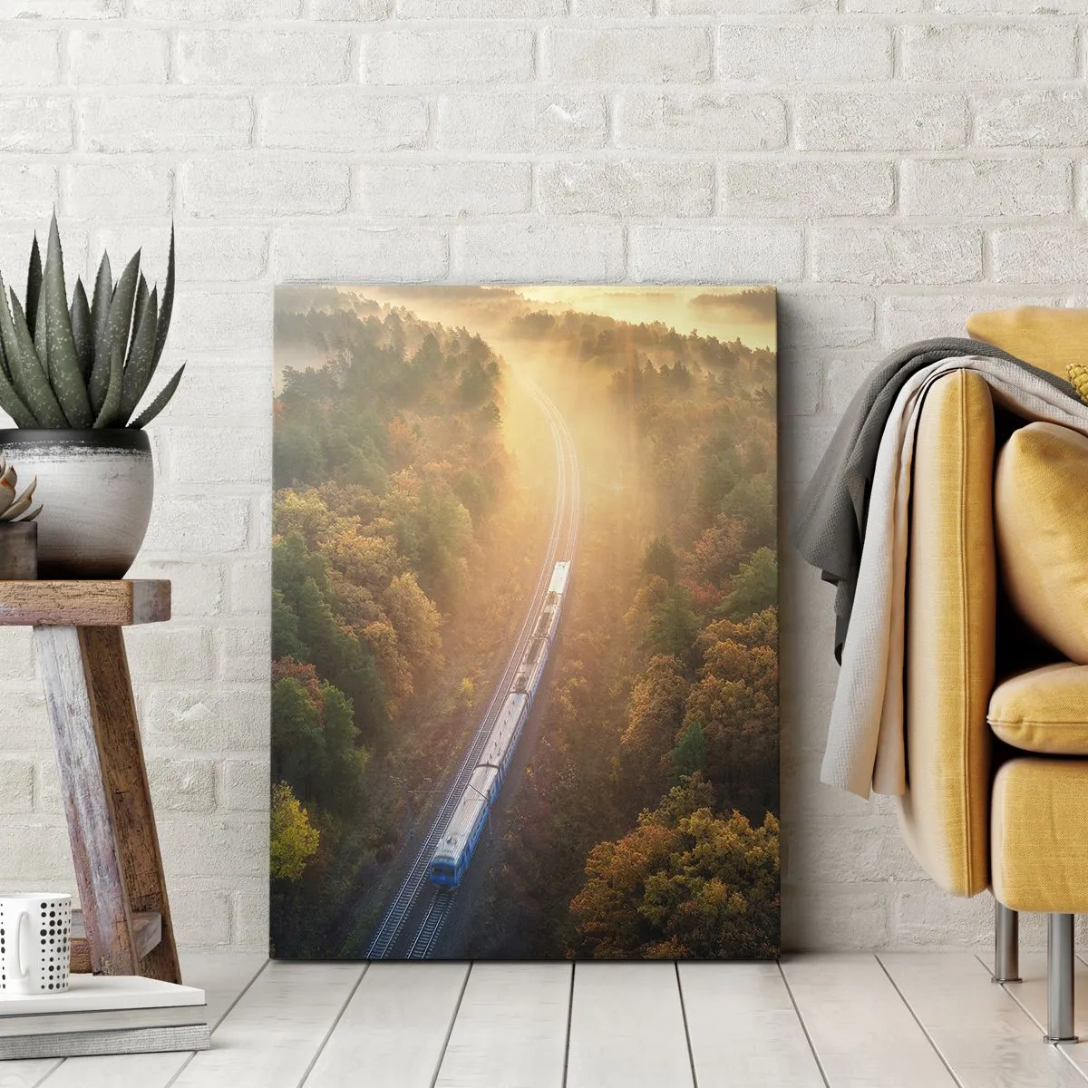 Canvastavla - Bild på duk - Höstresa - 50x70 cm