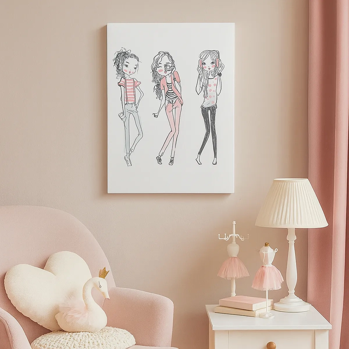 Canvastavla - Bild på duk - Det blir kul - 50x70 cm