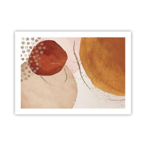 Affisch - Rundhet och rörelse - 70x50 cm