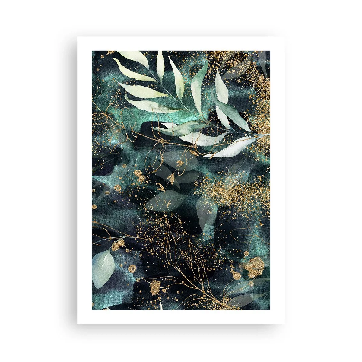 Affisch - Förtrollad trädgård - 50x70 cm