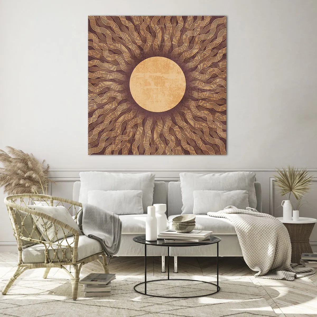 Glastavla - Bild på glas - Solikon - 60x60 cm