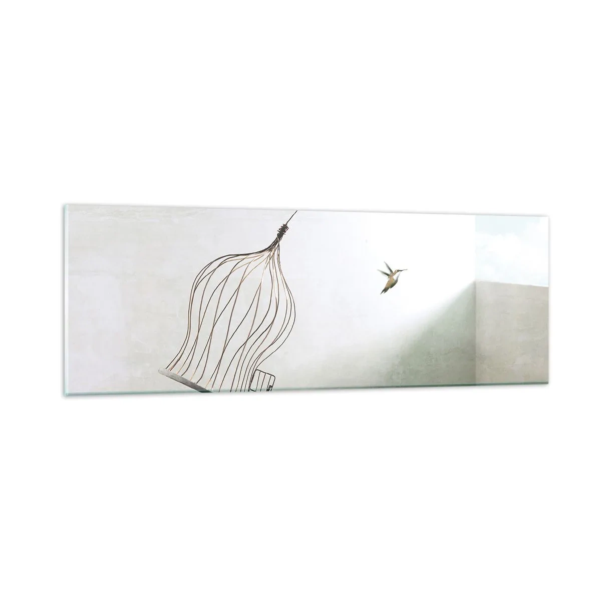 Glastavla - Bild på glas - I sitt esse - 90x30 cm