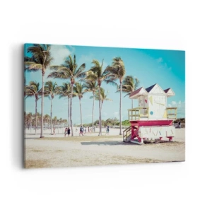 Canvastavla - Bild på duk - En vacker dag framför dig - 100x70 cm