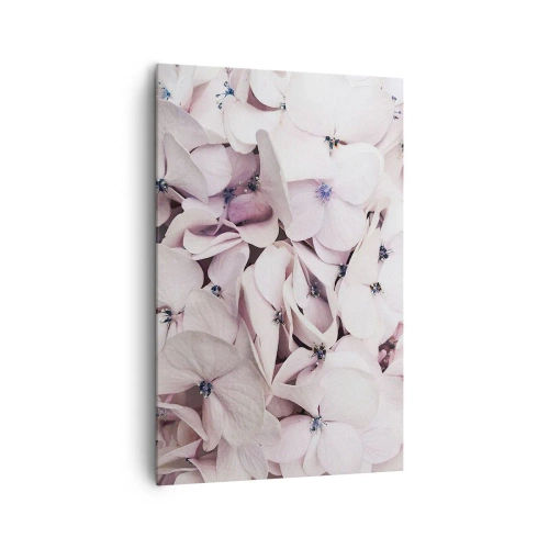 Canvastavla - Bild på duk - I en flod av blommor - 80x120 cm