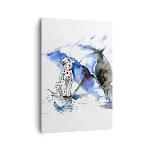 Canvastavla - Bild på duk - För vänner är för det - 70x100 cm