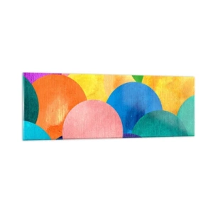Glastavla - Bild på glas - Full av liv - 90x30 cm