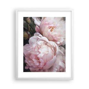 Affisch i vit ram - Fast i blomning - 40x50 cm
