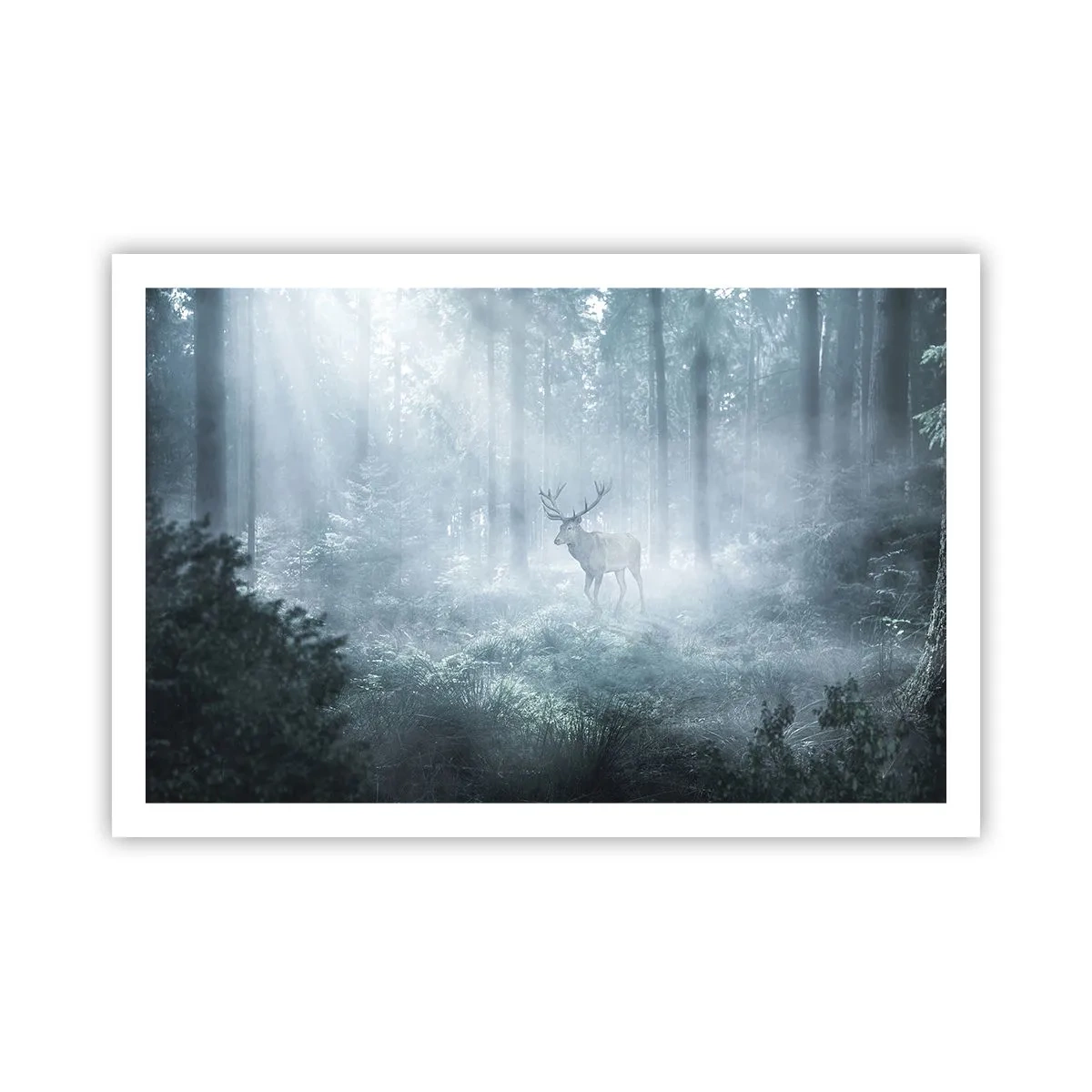 Affisch - Morgonrond runt godset - 91x61 cm