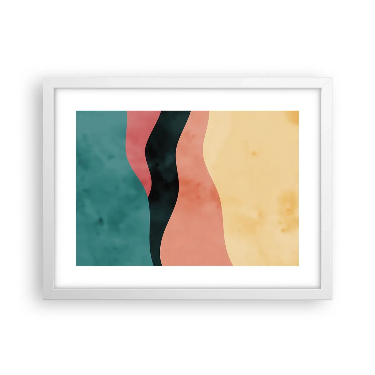 Affisch i vit ram - Enig oenighet - 40x30 cm