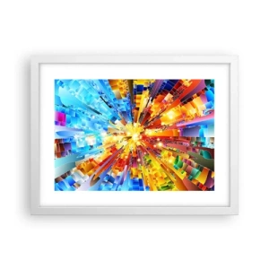 Affisch i vit ram - In medias res - 40x30 cm