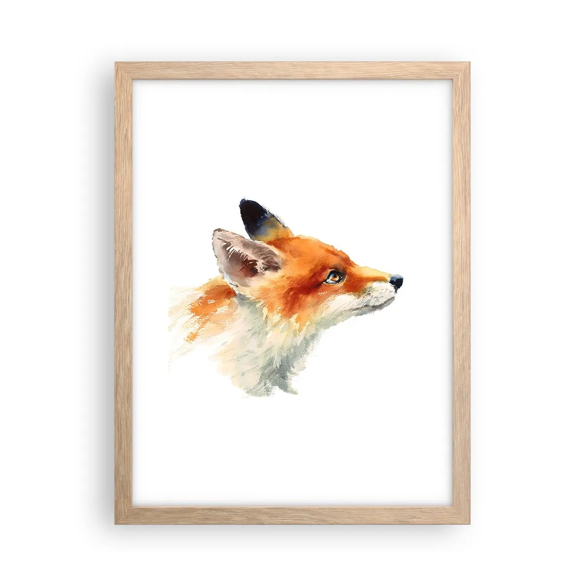 Affisch i ram av ljusek - Försiktighet skadar aldrig - 30x40 cm