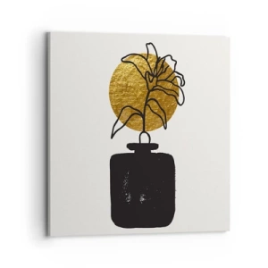 Canvastavla - Bild på duk - Guldvärd skönhet - 70x70 cm