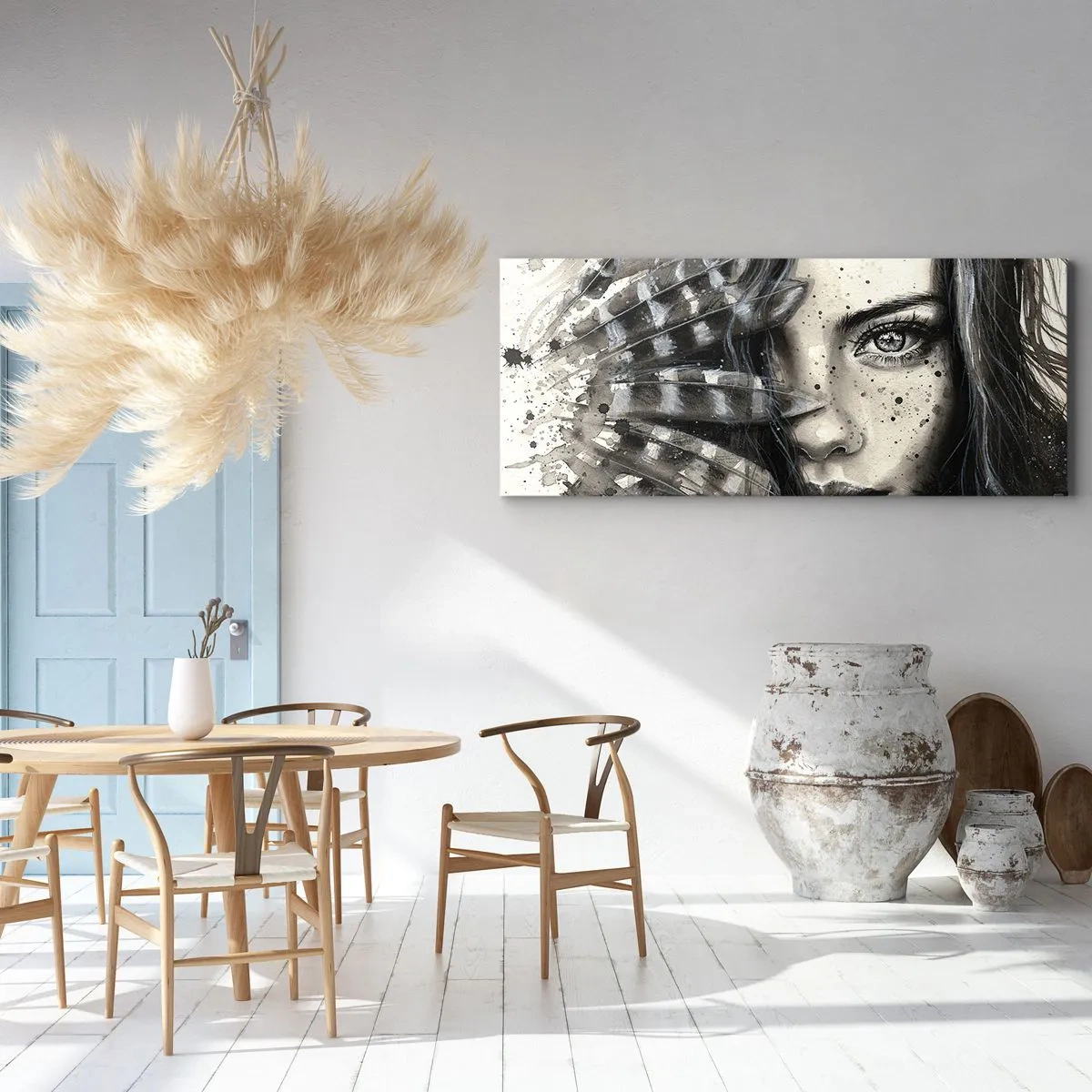 Canvastavla - Bild på duk - Vild skönhet - 100x40 cm