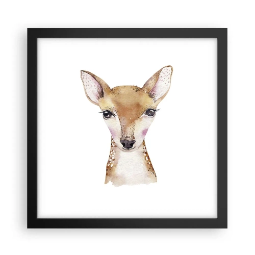 Affisch i svart ram - Oskuldens natur - 30x30 cm