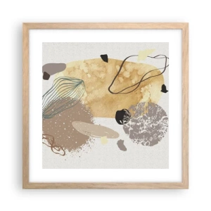 Affisch i ram av ljusek - Olika former - 40x40 cm