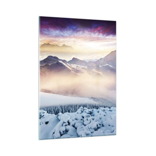Glastavla - Bild på glas - Naturens styrka och renhet - 50x70 cm