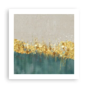 Affisch - Den gyllene gränsen - 50x50 cm